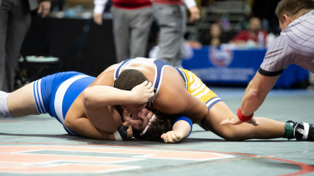 Elmotie Williams Liberty North Missouri wrestling championships February 25 2023 Lisa Rigdon 15940